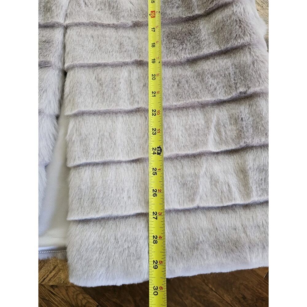 Talbots Faux Fur Luxury Vest Gray Women’s Size M Aspres Outdoors Luxury - Picture 7 of 10